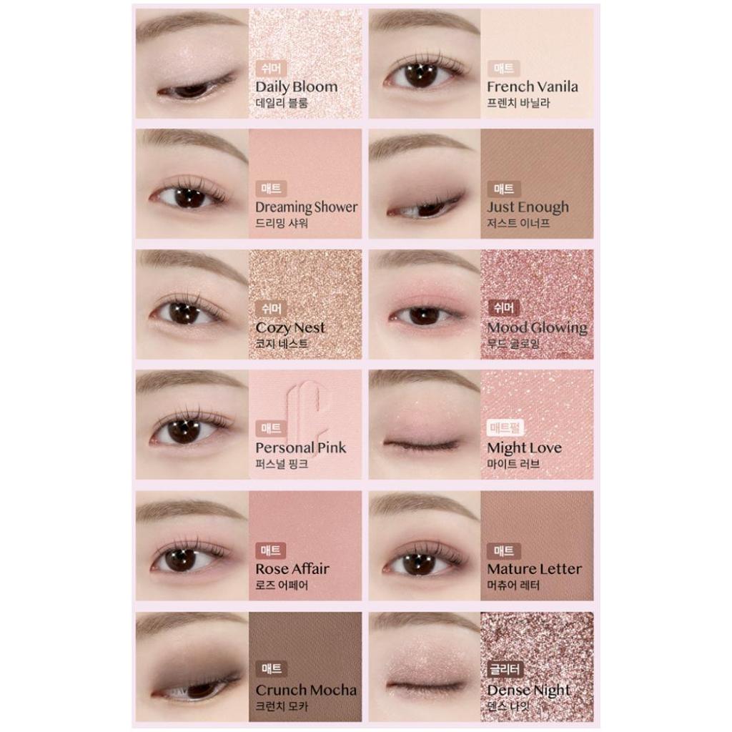 Clio Pro Eye Palette Air 12 Colori Palette Ombretti con Pennello Esclusivo 0,6 g x 12