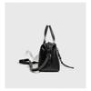 2026 New Retro Top-layer Cowhide Boston Bag Bowling Old Money Style High-end Cross-body Women's Large Capacity