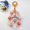 Flocking Wizard Cute Grain Mobile Phone Chain Keychain Bag Doll Pendant Accessories
