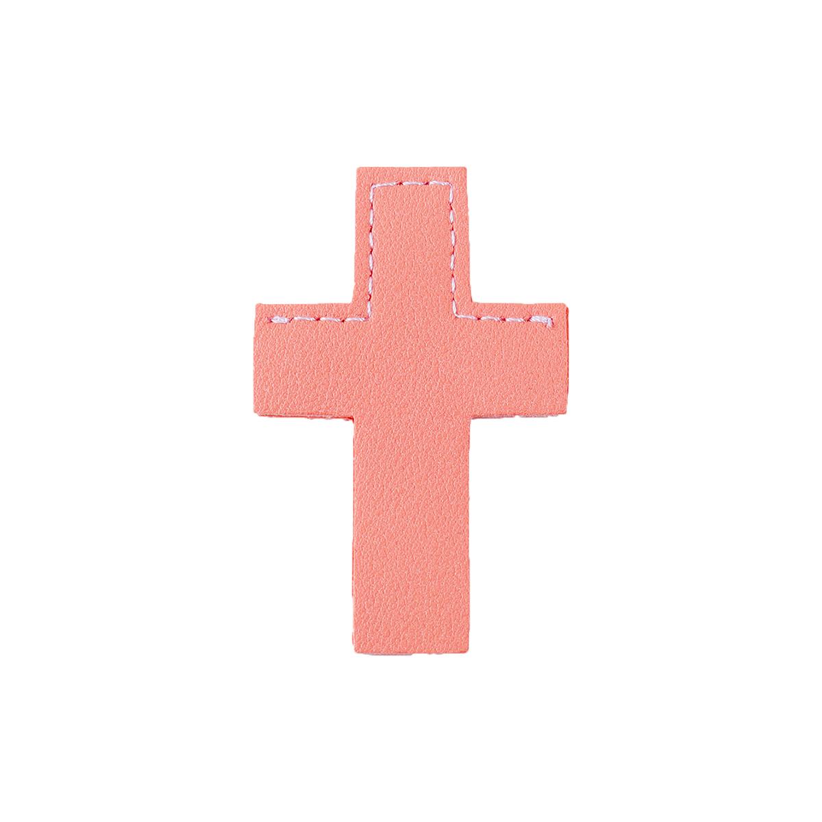 

Creativity PU Bookmark Leather Cross Bookmark Mini-portable Gift Bookmark Page Folder Corner Protective Cover School Supplies