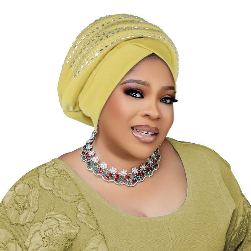 Handmade Diamonds Women's Turban Cap