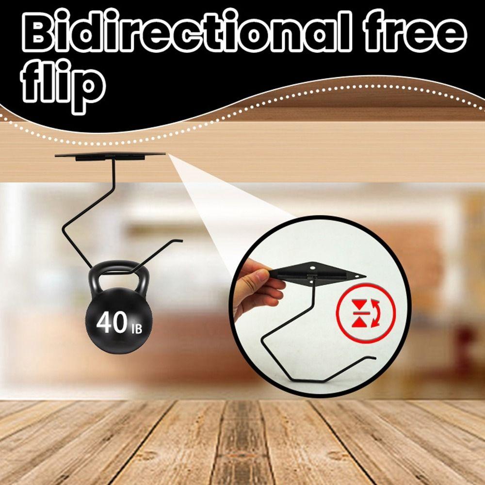 2Pcs Space Saving Foldable Banana Holder Strong Load-bearing Utensil Storage Hook  Living Room