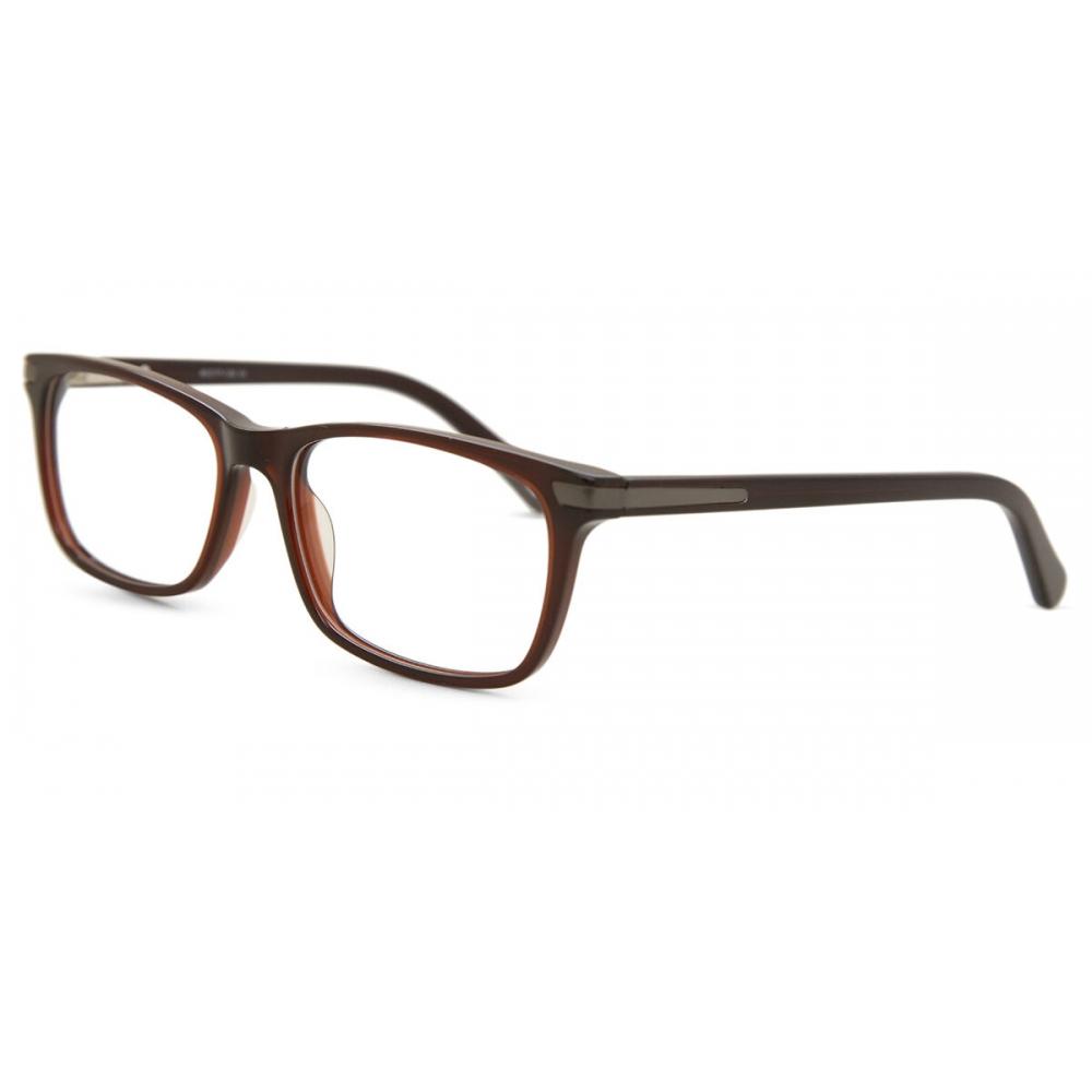 Full Rim Rectangle Coffee Brown Smartbuy Collection Totem Am77c Fashion Unisex Eyeglasses