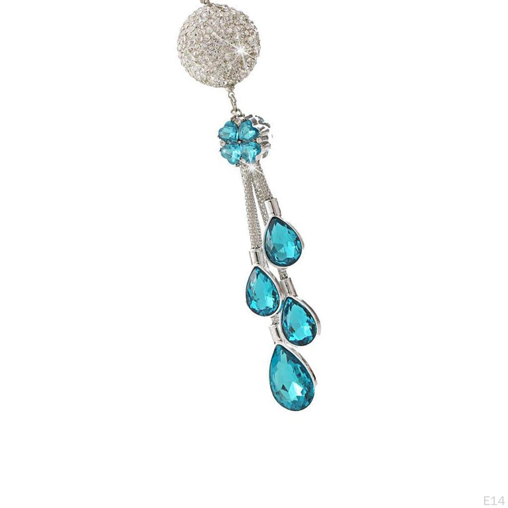 Bling And Drops Car Accessories, Decoration Pendant Crystal Rhinestone Shiny Ornament