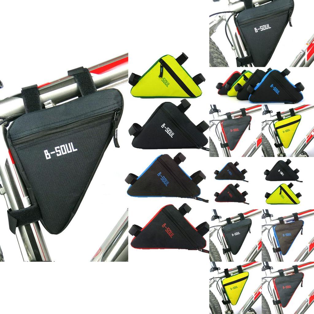 Rahmen Fahrradtasche Oberrohr Langlebiges Oxford-Material Dreieckige Fahrradtasche**
