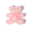 10Pcs Candy Color Bear Acrylic Beads Faceted Cute Gummy Bear Loose Beads for Jewelry Making DIY Gifts Necklace Bracelet Supplies