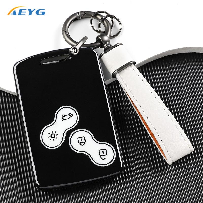 Tpu Auto Shell Fob Holder Accessories For Renault Clio 4 Captur Megane 3 Scenic Fluence Zoe Koleos Laguna Nema Stage Keychain