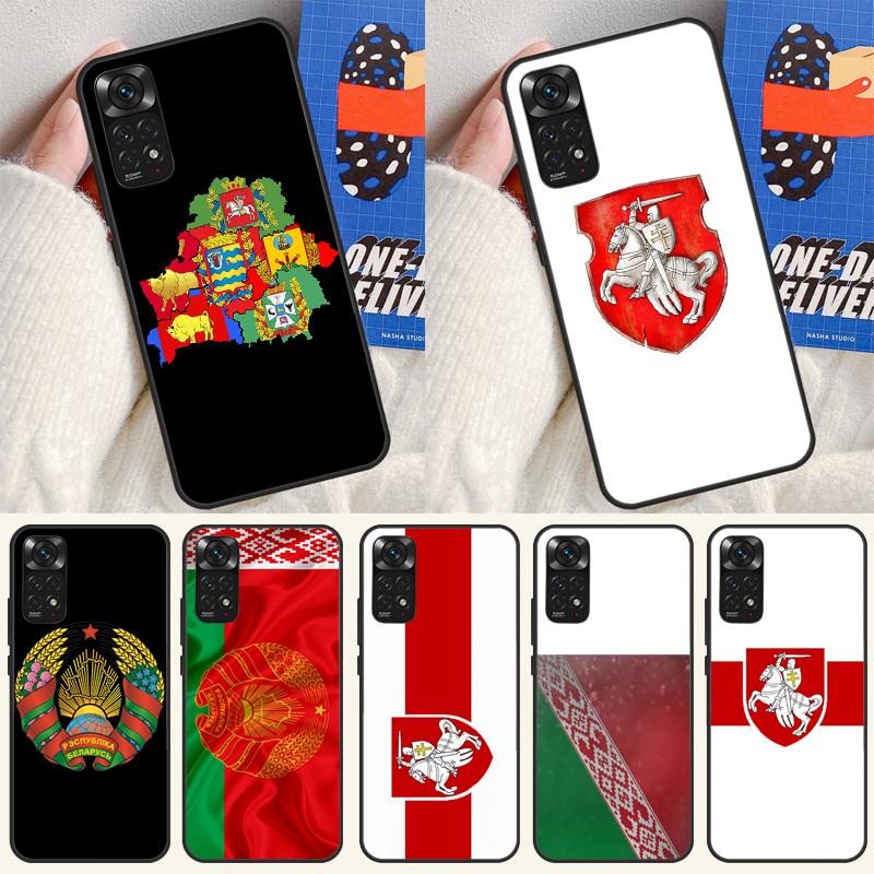 Belarus Flag Coat of Arms Case For Xiaomi Redmi Note 13 12 11 9 10 14 Pro 10S 11S 12S Cover For Redmi 13C 10C 12C 14C