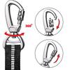 Nylon reflective multi-functional retractable Reflective Shock Absorbing Pet Running Training Large Dog Leash Car safety buckle