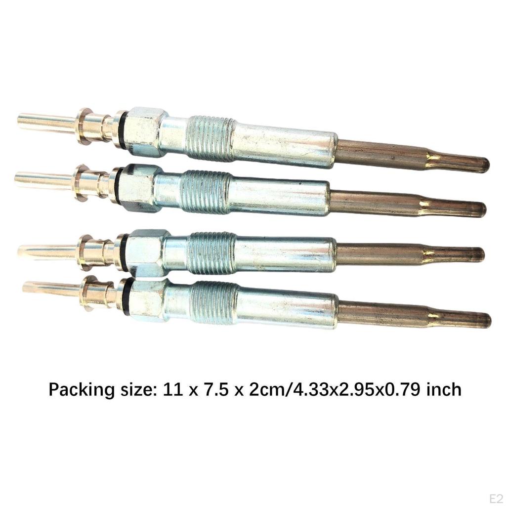 4Pcs Glow Plugs 1079401 12230035934 for BMW 1 3 5 Series E46 x3 2.0 520