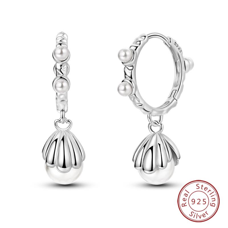 New 925 Sterling Silver Hope Rainbow Flower Earrings For Women Sparkling Colored Zircon Star Koi Earrings Party Jewelry