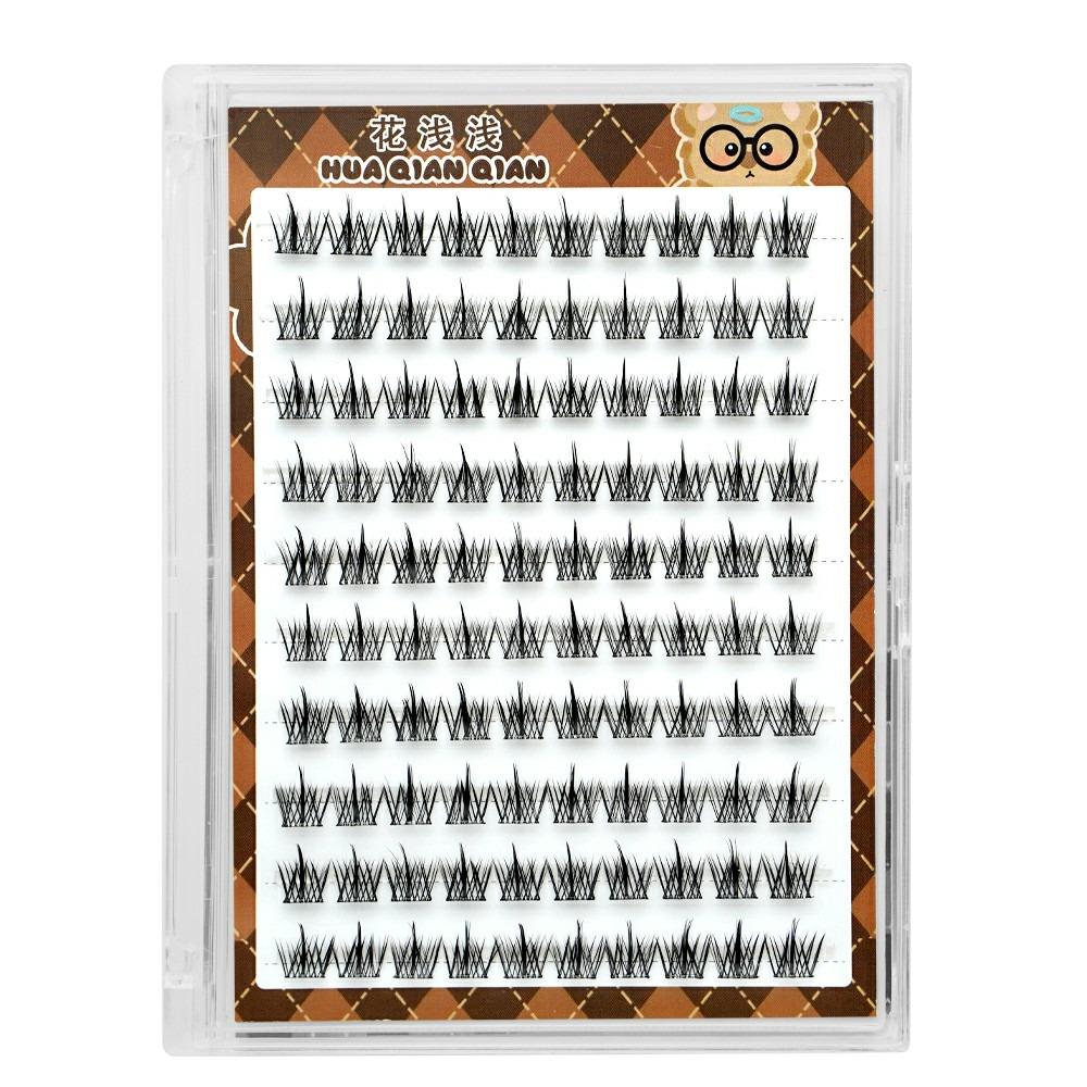 

Long Lasting Glue Free False Eyelashes DIY Adhesive False Eyelashes Fake Cluster Eyelashes Beauty Style 13