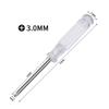 Cross Screwdrivers Slotted Repair Replacement Transparent