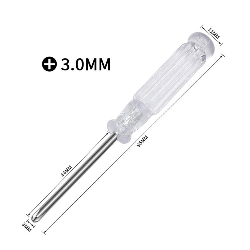 Cross Screwdrivers Slotted Repair Replacement Transparent