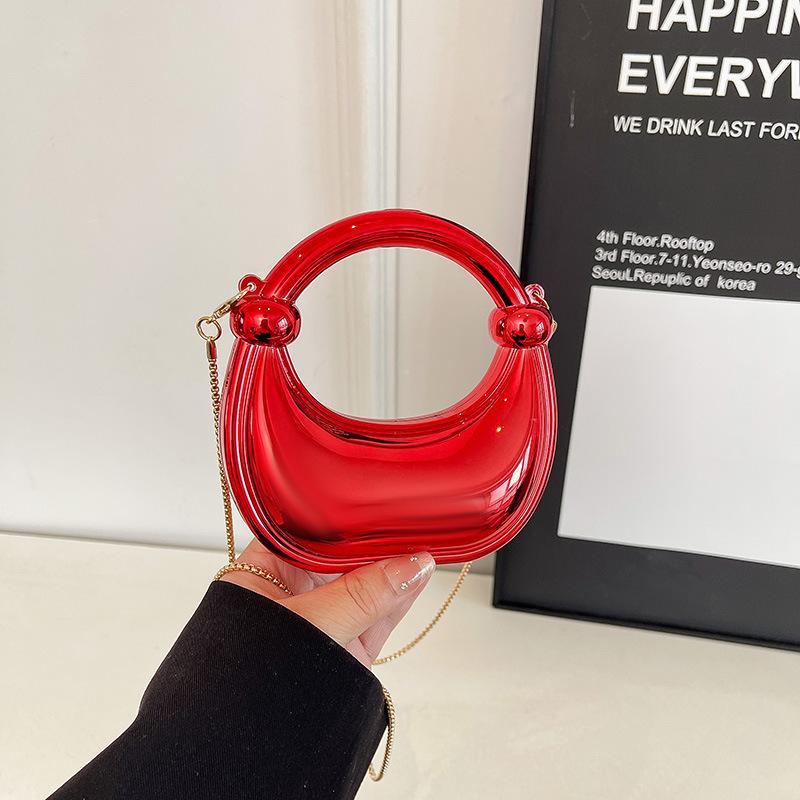 Evropská a americká kostkovaná krabicová taška, zlatá a stříbrná korálková taška, kabelka pro domácí dekoraci, akrylová taška na make-up