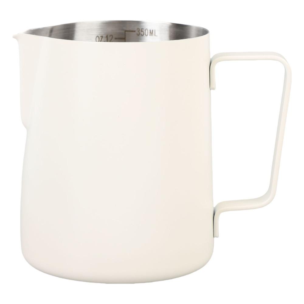304 Stainless Steel Milk Pitcher Pointed Spout With Scale Latte Art Frothing Cup Thickened 600ML Capacity Milk Frothing Pitcher
