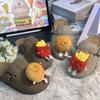 2025 Children's Birkenstock Outdoor Slippers - Cute Hamburger and Fries Design, Versatile, Flat and Thick Sole, for Spring and Autumn Wear.