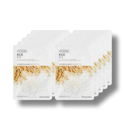 Ground Rice Mask Sheet, 20 G, Pack of 10