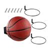 AEE4-3Pcs 6 Inch Ball Holder Display Wall Mount For Basketball Football Volleyball,Ball Storage For Garage,Planter Pot Holder