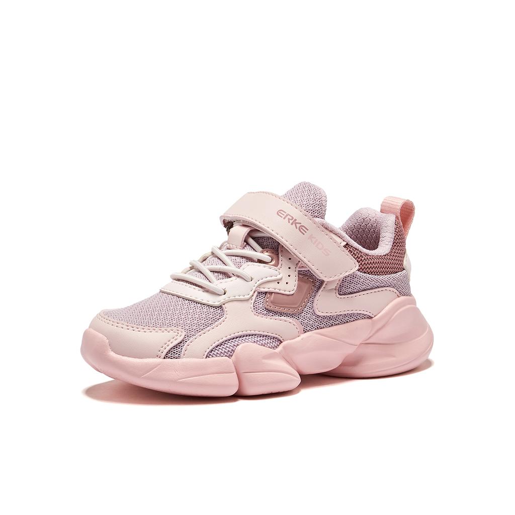 Hongxing Erke Childrens Running Shoes Kids sneaker Lotus-Pink Peony-Pink 64122120096-713
