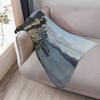 Upper West Side Nyc- Doing The Hudson! Throw Blanket Stuffeds Extra Large Throw Furry Hair Retros Blankets