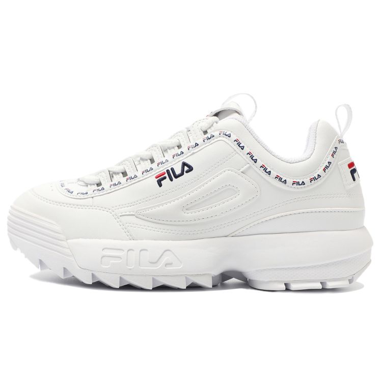 Fila Disruptor 2 Ύφασμα Συνθετικό Δέρμα Άνετα Μοντέρνα Χαμηλά Παπούτσια Dad Sneakers Unisex Παπούτσια Λευκό 1FM00865_100