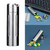 Waterproof Pill Box Mini Titanium Alloy Travel Medicine Storage Box Scratch & Abrasion Resistance for Travel Outdoor