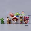 Anime Figure 8Pcs Set Toys Story 4  5Cm Woody Buzz Lightyear Action Decoration Collection Figurine Toy Model For Children