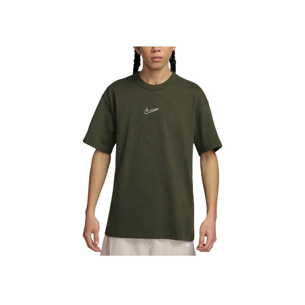 New Nike Sportswear T Shirt Men's Dark Green FV7727-325