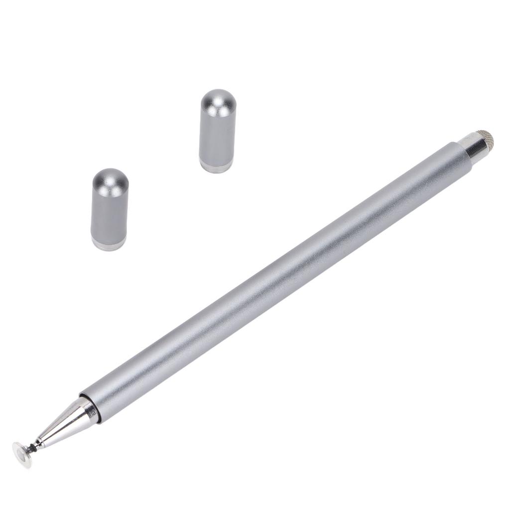 Stylus Pens 2 In 1 Accurate Control Aluminium Alloy High Durability Smart Touch PenGrey