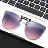 Rimless Polarized Clip-on Prescription Sunglasses: Fashionable Outdoor & Night Vision