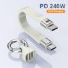 Advanced USB4 Cable with PD240W Quick Charging and 40Gbps Fast Speed Data Transfer 8K Video Supported