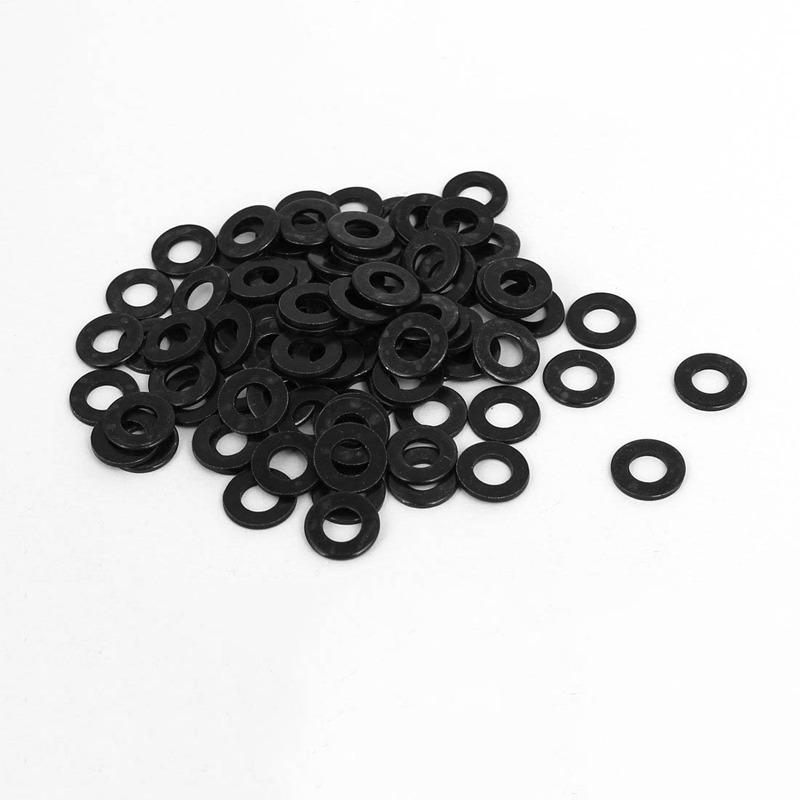 Motorcycle Nylon Plastic Washers M5 5mm ID 10mm OD 1mm Thick Motorcycle Nylon Plastic Washers M5 5mm ID 10mm OD 1mm Thick