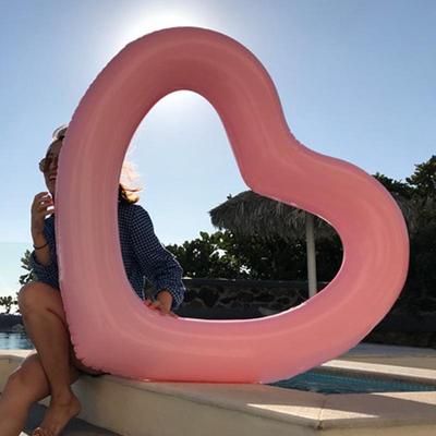 Ciambella Gonfiabile Europea e Americana dell'Amore: Extra-Large, Ispessito, Letto Galleggiante