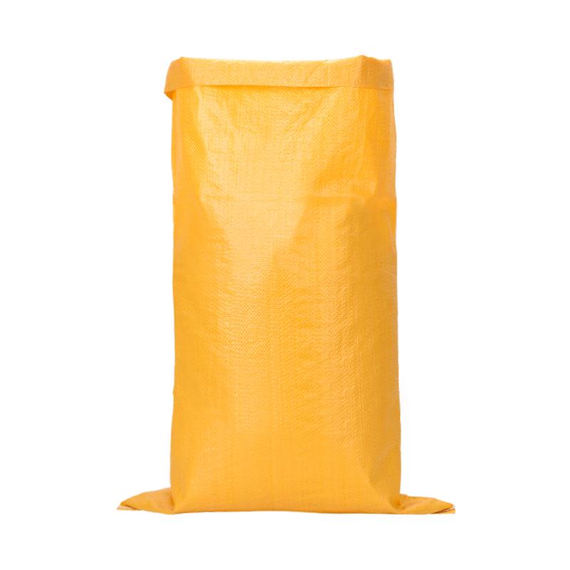 Thickened Bright Yellow Woven PP Plastic Sack for Express Logistics & Moving