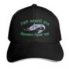Fish Want Me Women Fear Me Baseball Cap Curved Brim Classic Fit Low Profile Unstructured Unisex For Men Women