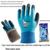 Dengsheng 303 Winter Fleece-Lined Cold-Proof Fishing and Cycling Gloves with Extra-Thick Rubber for Labor Protection.