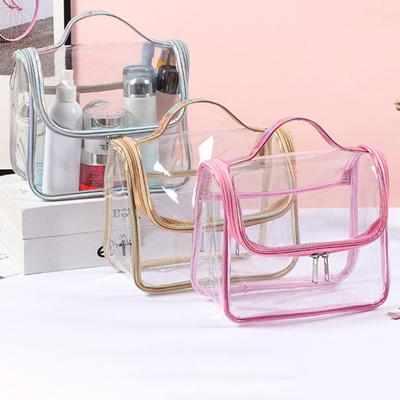 Borsa per cosmetici Borsa per trucco spaziosa impermeabile durevole in PVC stile Ins per accessori da viaggio