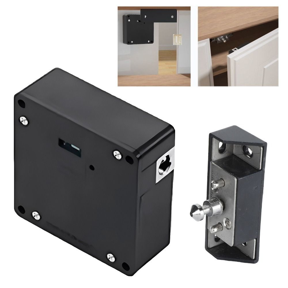 Invisible Electronic Cabinet Lock ABS Smart Cabinet Lock Safety Drawer Lock  Pantry