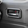 For Suzuki Jimny 2019‑2025 Carbon Fiber Inner Door Handle Frame Interior Pull Bowl Trim Car Styling Decoration Car Accessories