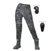 Motorcycle Riding Pants Casual Locomotive Kevlar Drop-proof Camouflage Jeans Threaded Trousers Bundle Legs Ladies Rider