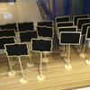 10Pcs Mini Blackboard Chalkboard Wordpad Message Note Memo Board Holder Clip Home House Party Weddin