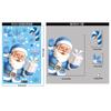 Christmas Window Stickers Winter Snowman Santa Claus Snowflake Elk Static Stickers Glass Ornaments Merry Christmas Posters