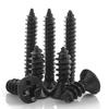 KA Black Phillips Flat Head Carbon Steel Self-Tapping Screws (M2-M5)