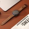 Leather Business Band for Samsung Galaxy Watch 8 Classic 46mm 44mm 40mm No Gaps Men Bracelet for Galaxy Watch 7 Ultra 47mm Luxury Curved End Strap