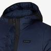 Nike Solid Pattern Logo Windproof Warm Zip-Up Hooded Down Jacket Men Outerwear Blue AH2206-410