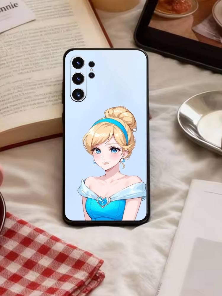 Fairy-Rapunzel Princess Phone Case For Samsung S26,S25,S24,S23,S22,S21,S20,S30,Ultra,Plus,Fe,Note,5G Black Cover