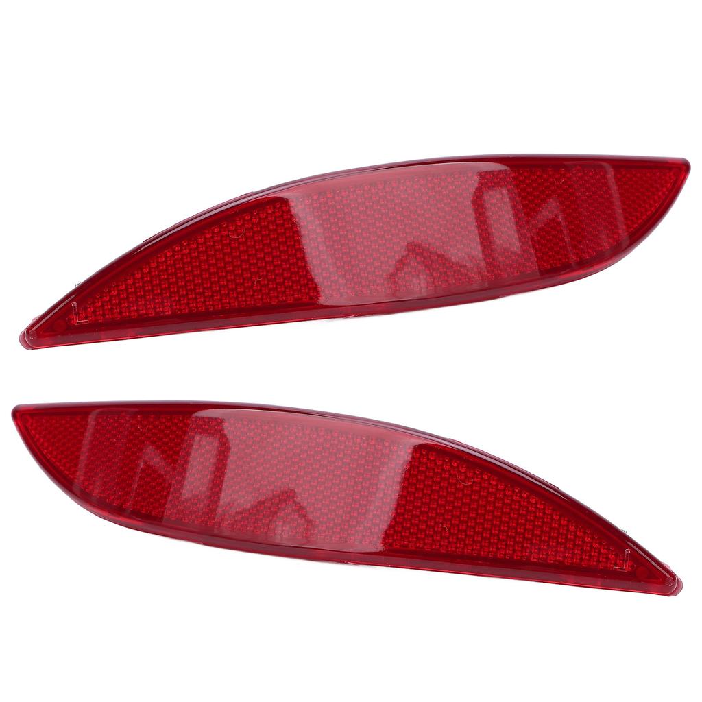 Rear Bumper Reflector Lens Promote Driving Safety Red Back Bumper Trim Reflector for MEGANE MK3 2008