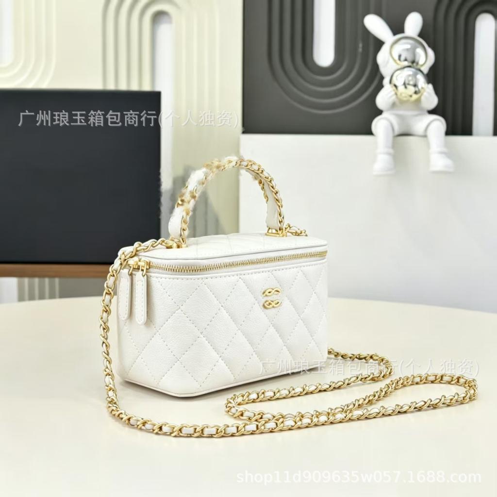 Nuova trousse da trucco borsa portatile rombo lavare rossetto borsa a tracolla da donna versatile alta qualità