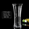 Extra Large Transparent Glass Vase, 50cm Height, Wide Diameter for Flower Arrangements, Living Room Decor, Hydroponic Lucky Bamboo